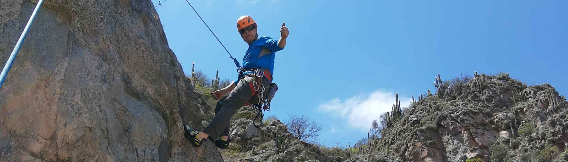 Escalada em rocha e em muro